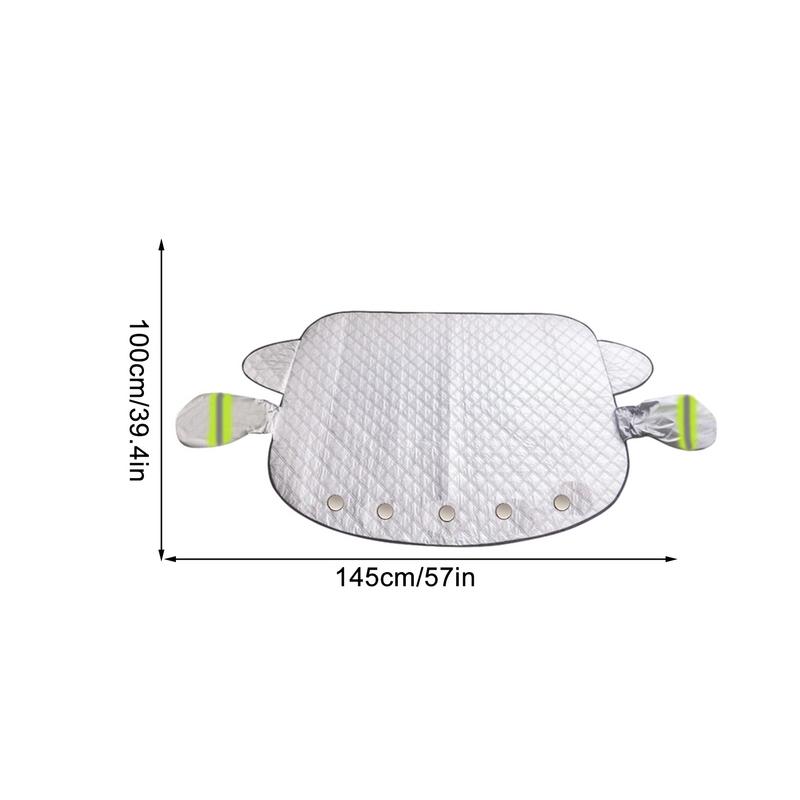 Автомобильный чехол для лобового стекла от снега, защитный чехол от замерзания для лобового стекла, мягкий внутренний слой, защитные принадлежности для внедорожников, седанов и мини