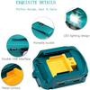 USB-адаптер для аккумуляторов Makita BL1430 BL1440 BL1830 BL1840 BL1850 BL1860 14,4 В 18 В со светодиодной подсветкой, двойным USB-портом, зарядным устройством 2,1 А
