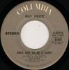 7-дюймовая пластинка RAY PRICE Shes Got To Be A Saint Oh Lones 445724 COLUMBIA 1972 США Кантри/Фолк Б/у