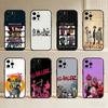 Комическая рок-группа G-gorillaz Чехол для телефона для iPhone 17, 16, 15, 14, 13, 12 Plus, Max Мягкий силиконовый черный чехол