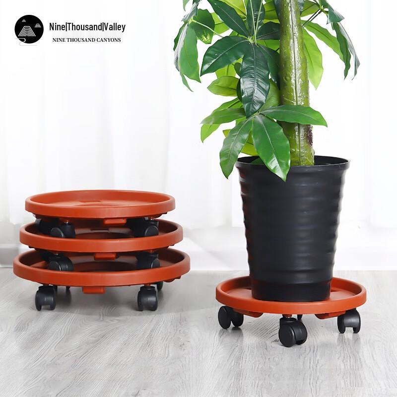 Mobile Plant Pot Tray with Wheels