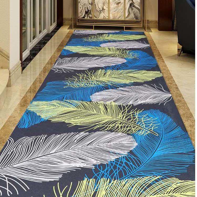 3D Corridor Long Carpet Living Room Decoration Home Aisle Non-Slip Floor Mats Modern Decor Rug