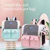 Foldable Pet Carrying Bag Breathable Pet Backpack Durable Cat Carrier Backpack  Travel