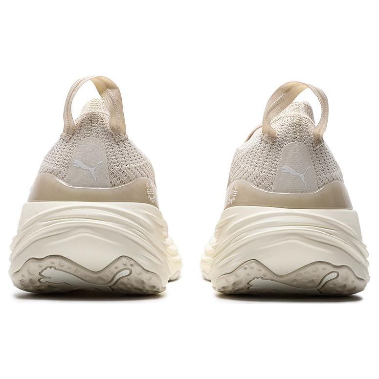 Puma Foreverrun Nitro Knit Легкие Дышащие Амортизирующие Нескользящие Прочные Низкие Повседневные Кроссовки для Бега Мужские кроссовки Бежевый 379139-04