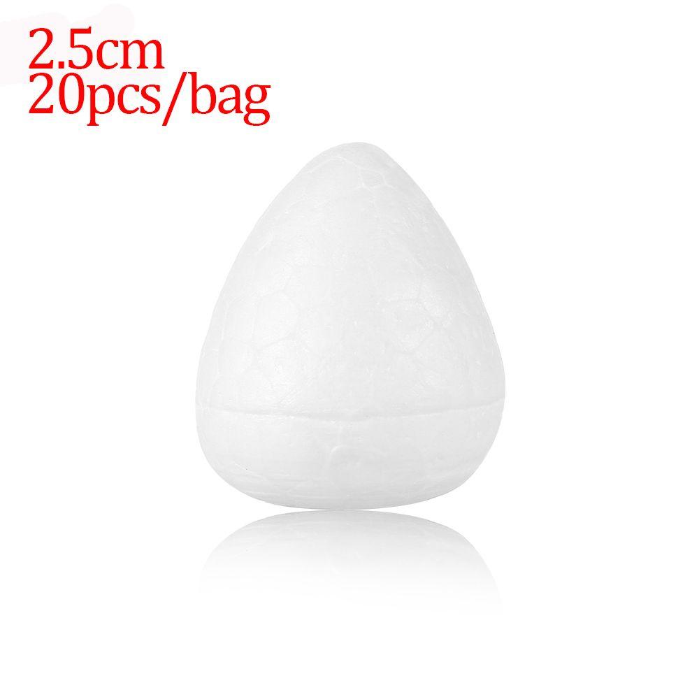 Kids Favors Oval Tools Wedding Decor Foam Flower White Craft Balls Drop Shape DIY Painting