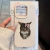 Милый Чехол Для Мобильного Телефона С Рисунком Животных Кошка Собака Для iPhone 17 16 15 14 Plus 11 13 12 Pro Max 16E 17Air X XR XS Max Мягкий Чехол