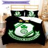 Shamrock Rovers Pattern Bedding,Quilt Set Quilt Cover Pillowcase Home Birthday Gift (1*duvet cover+2*pillowcase,without core)