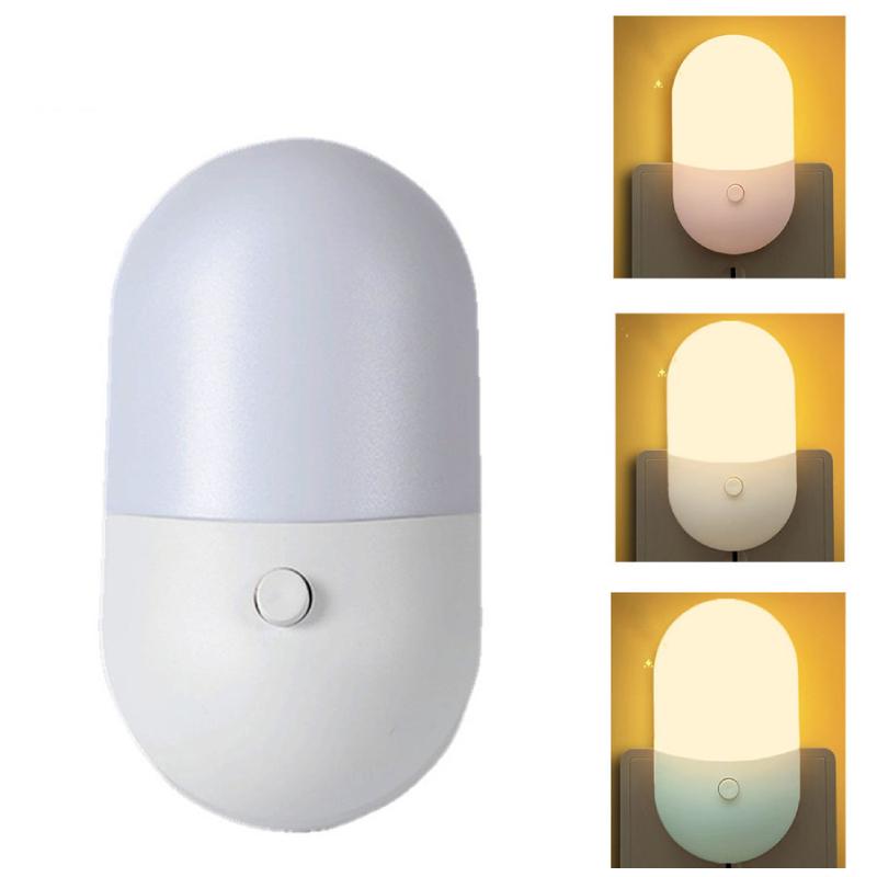 Светодиодный мини-ночник, подключаемый светодиодный светильник для защиты глаз, ночник, лампа для прикроватной тумбочки для кормления ребенка, гостиная