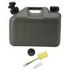 Контейнер для воды для кемпинга, 10 л, большая емкость, квадратный зеленый автомобильный кувшин для хранения воды с краном