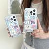 Kawaii Cartoon Animal Phone Case For iPhone 16 Pro 15 14 Pro Max Cover with Chain Strap Shockproof Cute Cases 15Pro 16 Max Funda