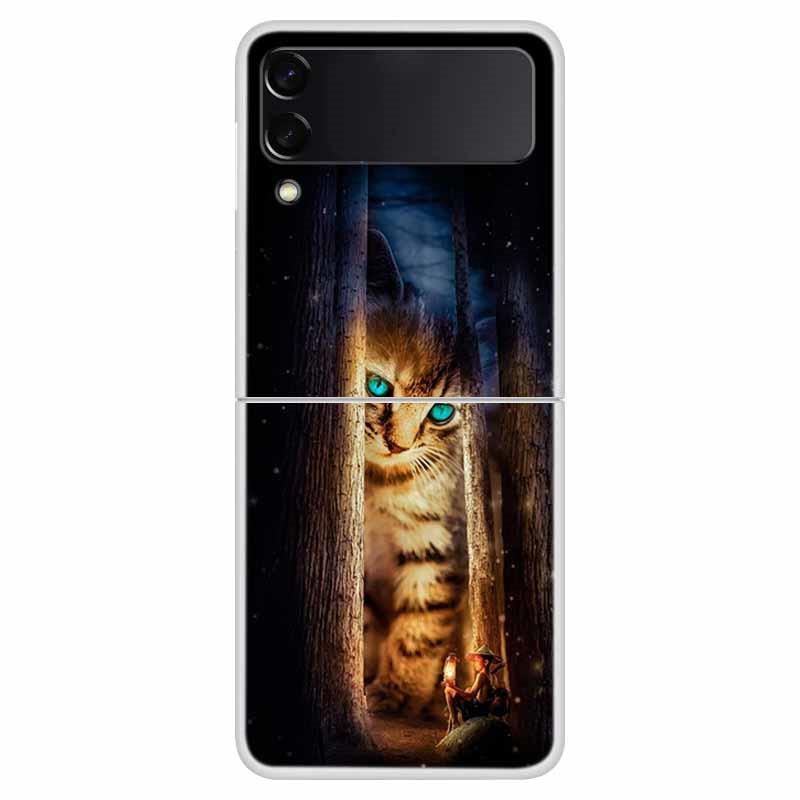 For Samsung Z Flip 3 4 Case Clear Transparent Hard PC Phone Back Cover For Samsung Galaxy Z Flip 4 Cases ZFlip 3 Flip3 Shells