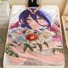 Chainsaw Man Portable Flannel Blanket with Print Warm Comfortable Bedding Throw for Sofas Chairs Picnic and Travel Use -xia06