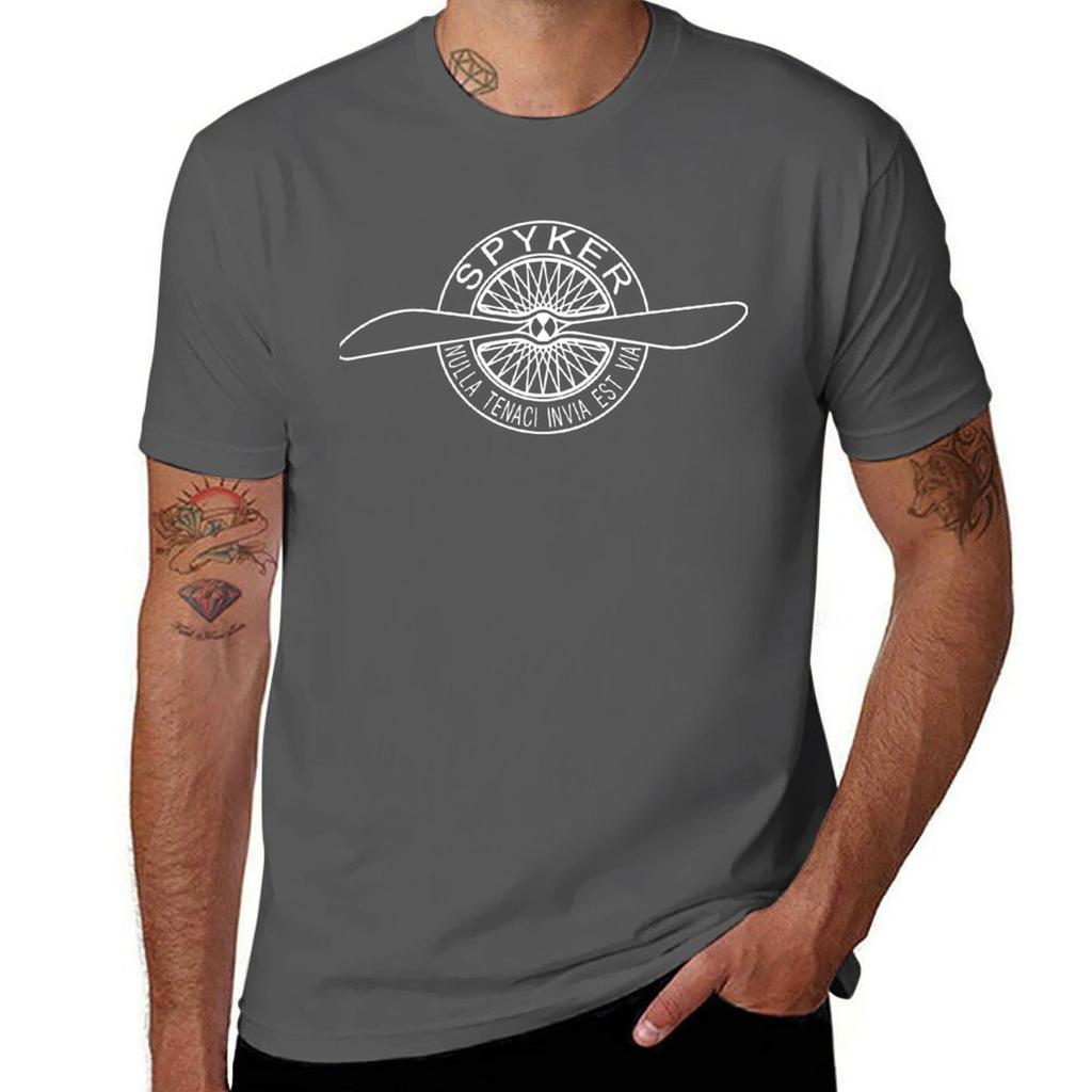 Spyker Logo 2 Classic TShirt Fitness Quick Dry Short Sleeve Top