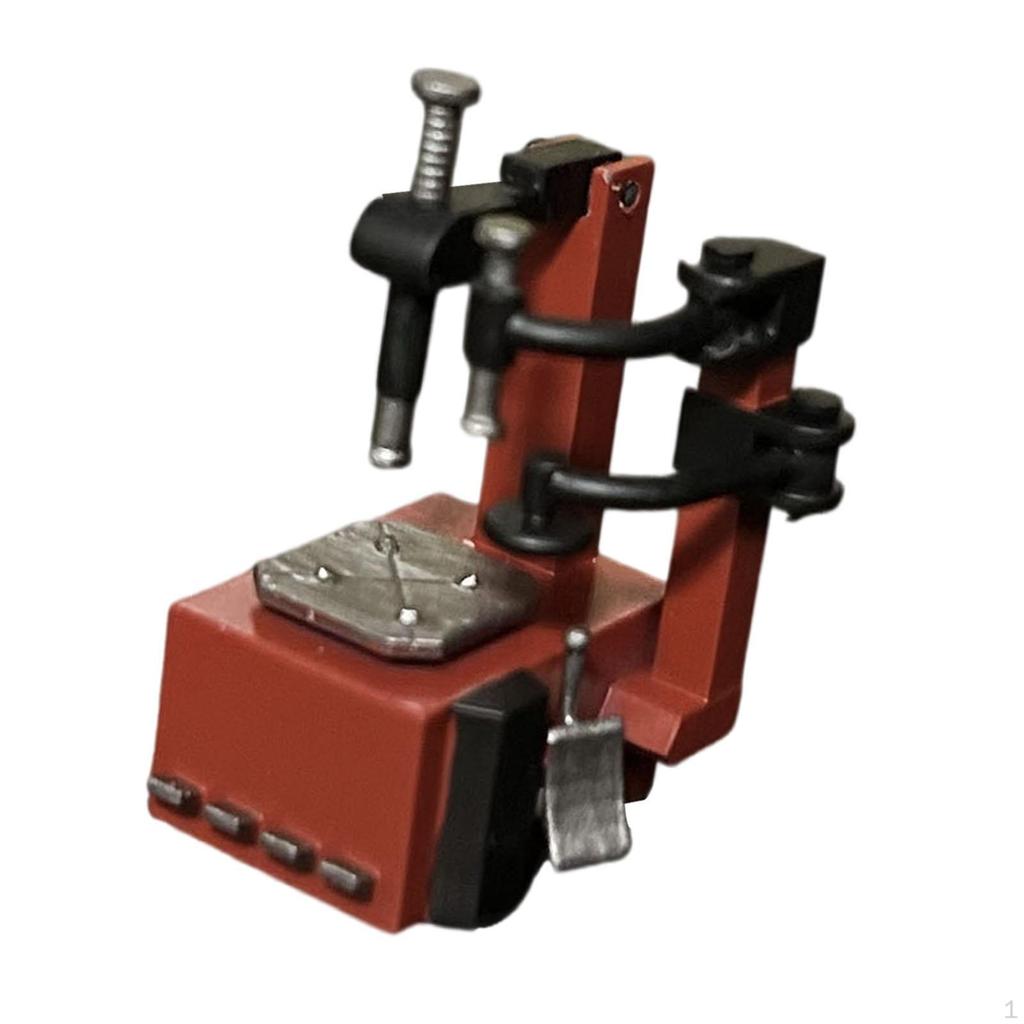 1/64 Модель шиномонтажного станка Симуляция Подвижные Декоративные Мини-транспортные средства Игрушки для Автомастерской Парковка