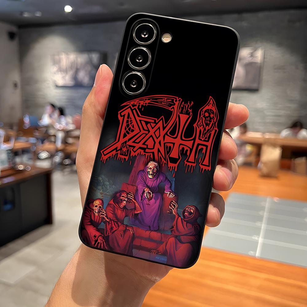 Чехол для телефона Death Metal Band Для S23 Samsung S25 S26 S24 Ultra S22 S20 Fe S21 Plus A16 A54 A34 A24 A53 A13 A14 Чехол