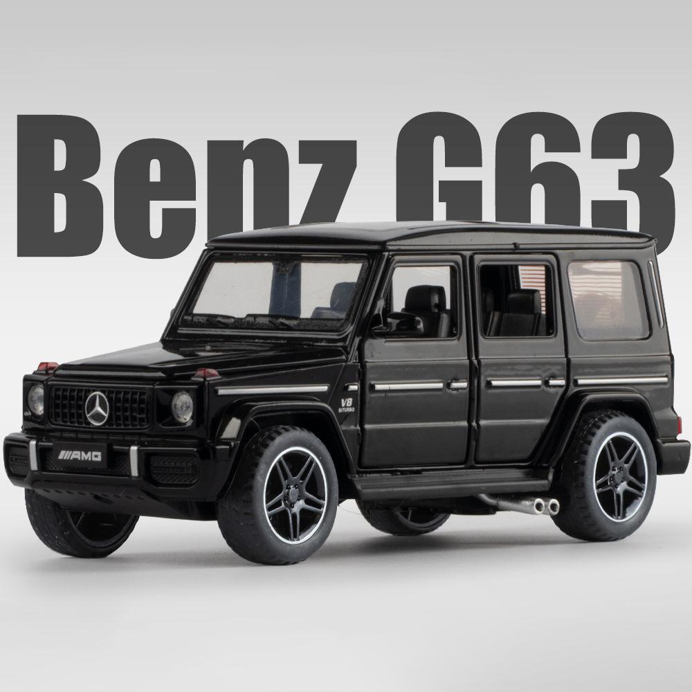 SXFA2 1:32 Benz G63 SUV, модель автомобиля из сплава, игрушечная модель автомобиля, литье под давлением, звук и свет, автомобильные игрушки для детей, автомобиль