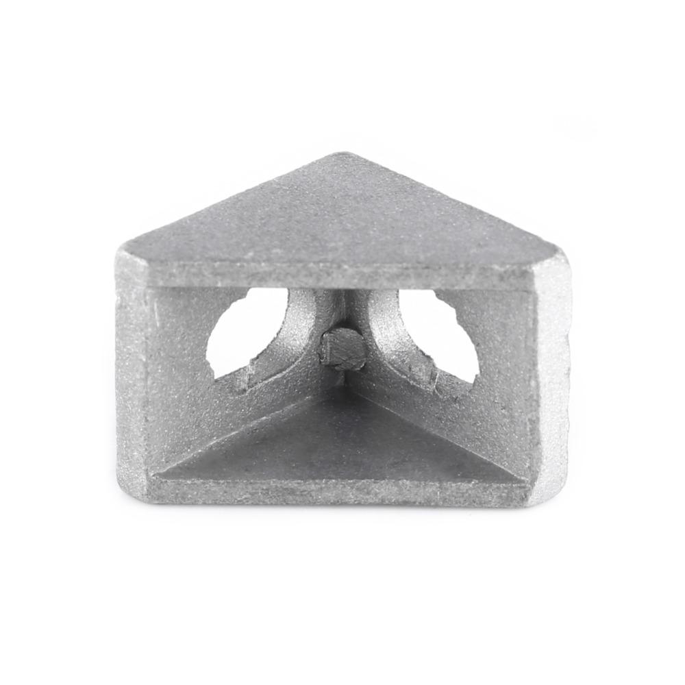 10pcs 2 Hole Corner Bracket Sturdy L Shape Bracket Standard Profile Connector For Standard 6mm Slot