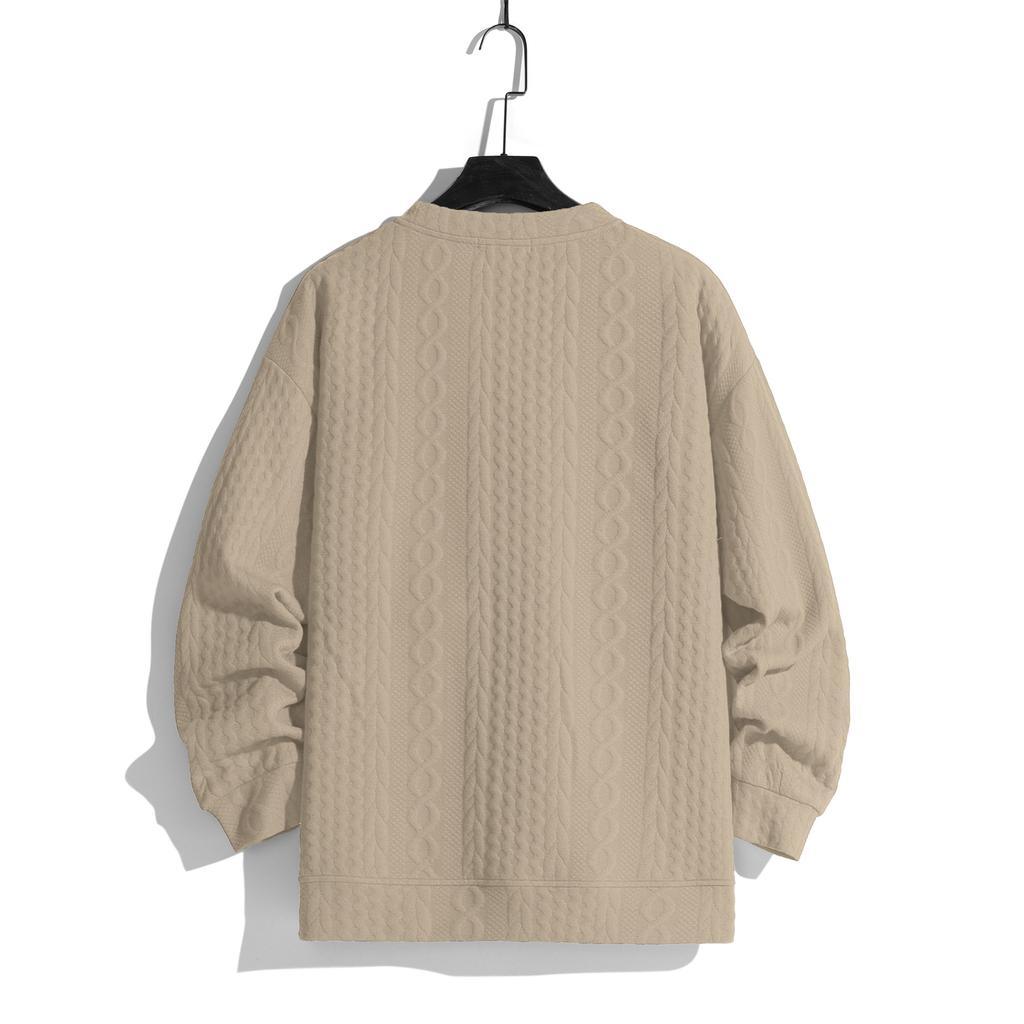 Men's Pullover Sweater Autumn and Winter New Fashion Trend Knitwear Top