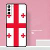 Georgia Grunge Flag Phone Case For Samsung Galaxy S24 S26 Ultra S20 S21 S22 S23 S25 Plus S10 S25 FE Cover Coque