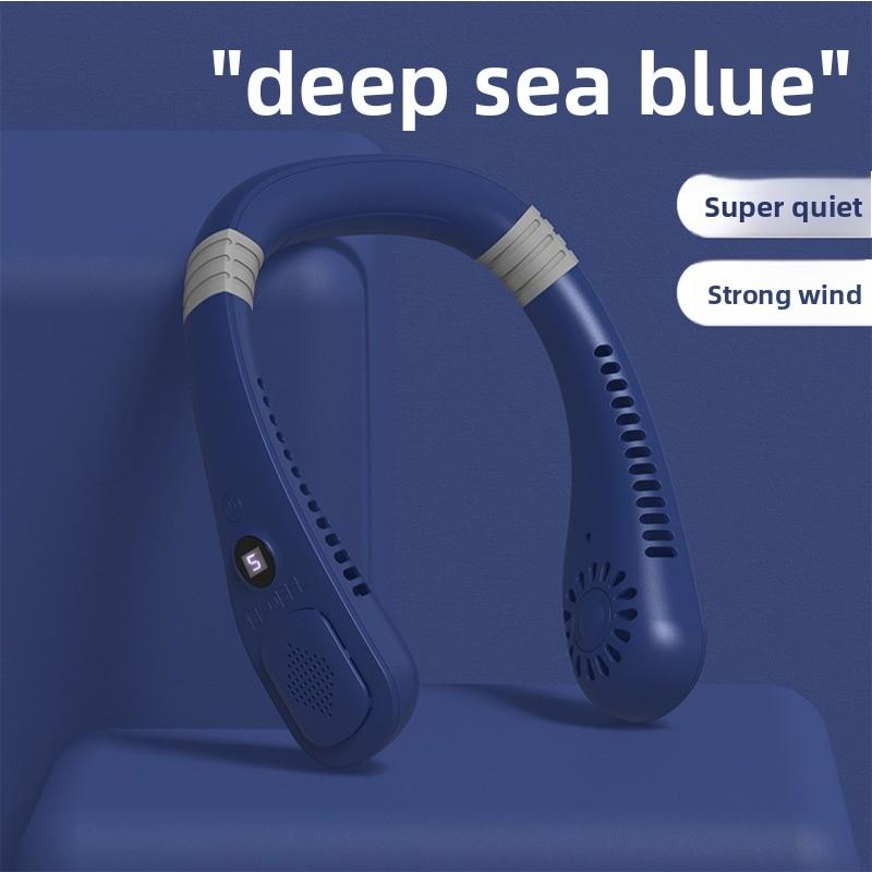 Lazy Neck Fan Portable Outdoor Electric Fan Rechargeable Silent Fan