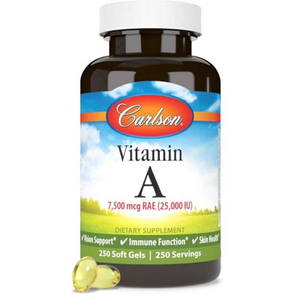 Carlson Vitamin Support Vision Health Antioxidant Vitamin Suppl - A 25000 IU