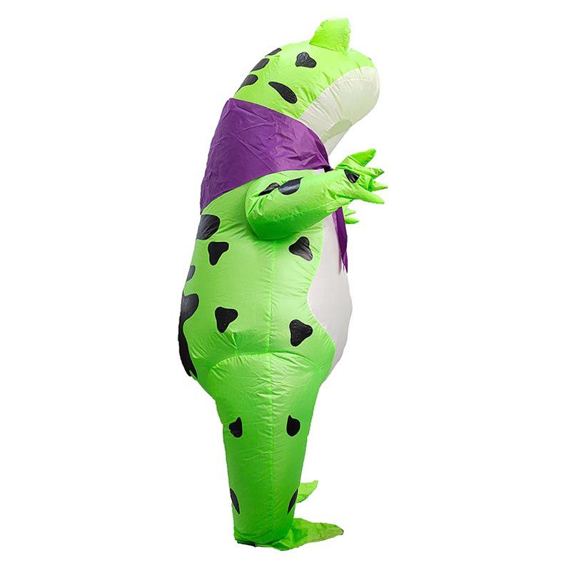 Надувной костюм лягушки: Мультяшная кукла Костюм для выступления Духа Жабы