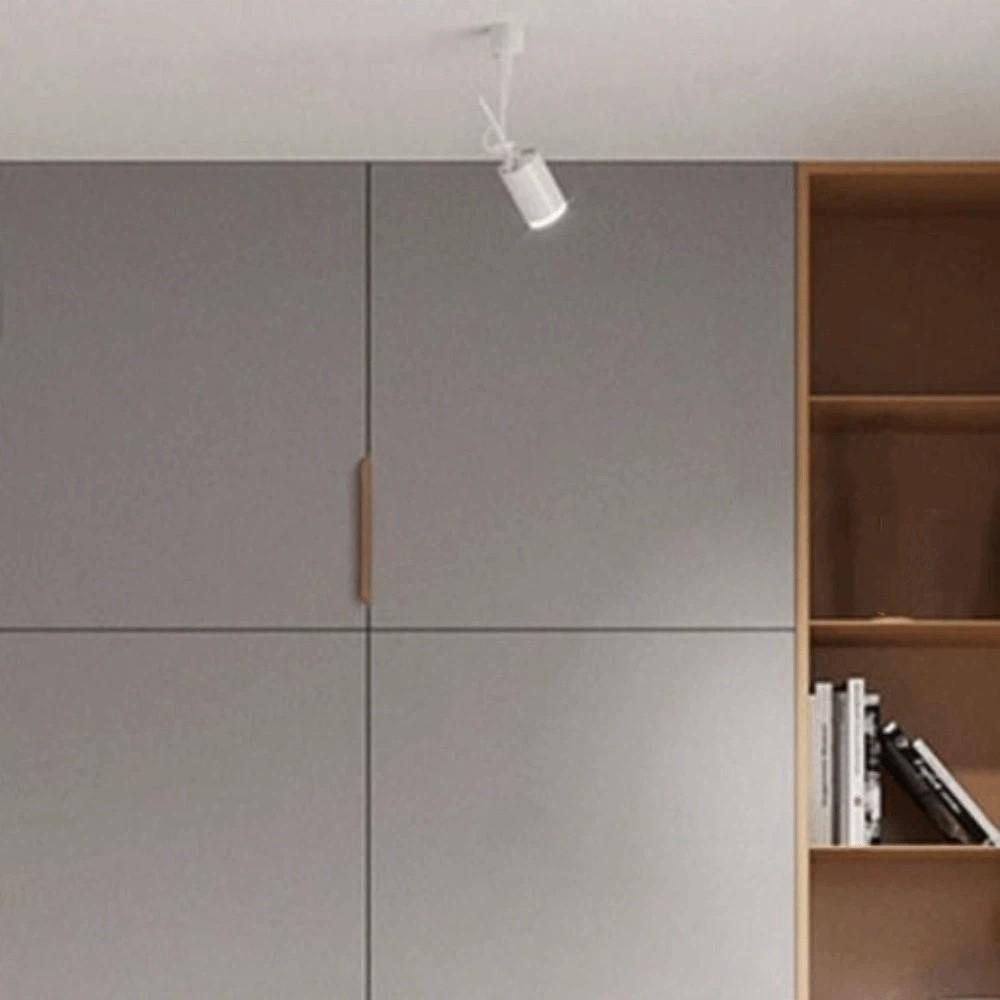 Aluminum Zinc Zinc Alloy Hidden Handles Morandi Color Embedded Wardrobe Handles Wardrobe Door