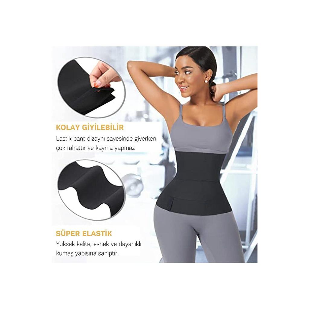 Унисекс термопоясной корсет, 100% оригинальный пояс для сжигания жира в сауне, эффективный на талии и животе