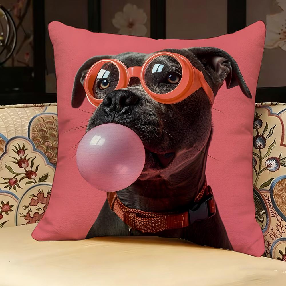 Animals That Blow Bubbles Pillow Case Pillowcase Doublesided Printed Sofa Cushion Bedroom Headboard Pillow