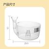 Automatic cleaning of fruits and vegetables, drain basket, transparent snail dishwasher, filter basket, household kitchen water filter artifact