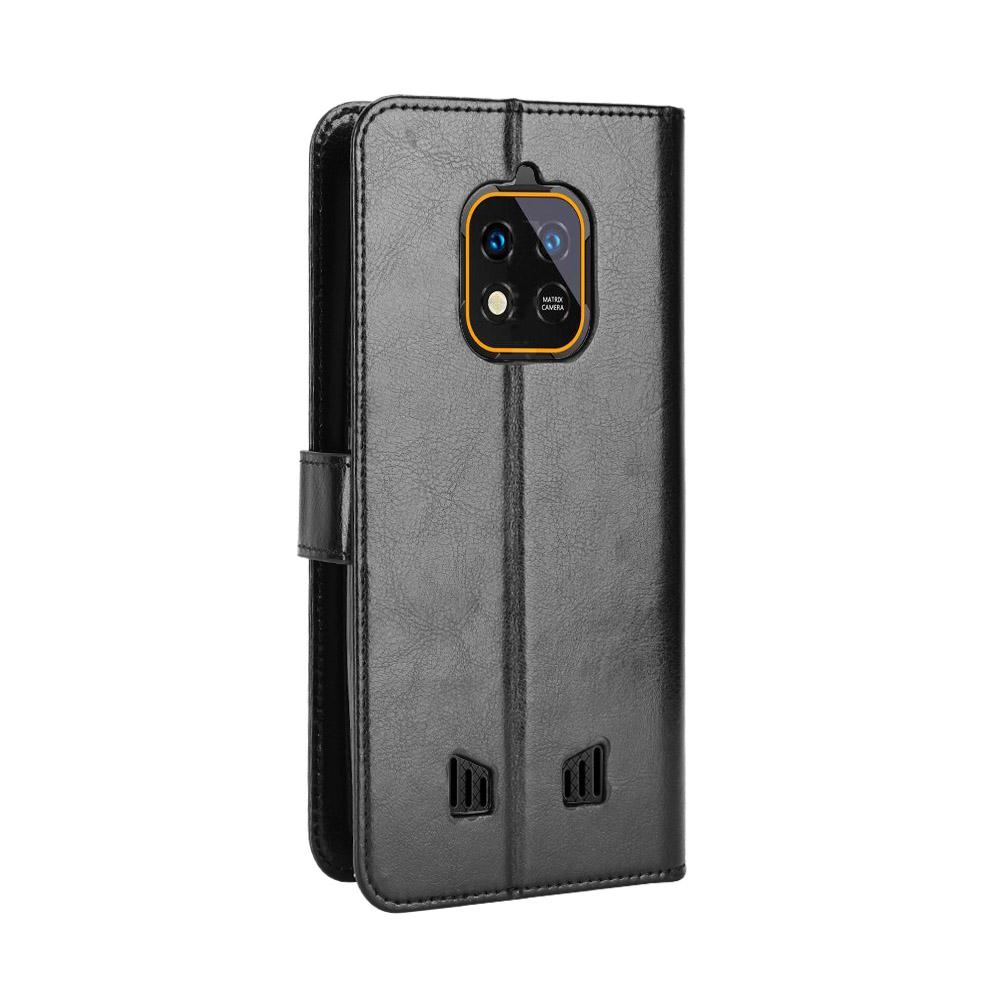 for Oukitel WP18/WP18 Pro Wallet Case with Kickstand & Card Slots – Shockproof, Dustproof, Business Heavy Duty Flip Leather Cover