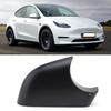 Матовая черная нижняя накладка корпуса зеркала заднего вида для Tesla Model Y 2020-2021, сменная деталь основания держателя бокового зеркала двери