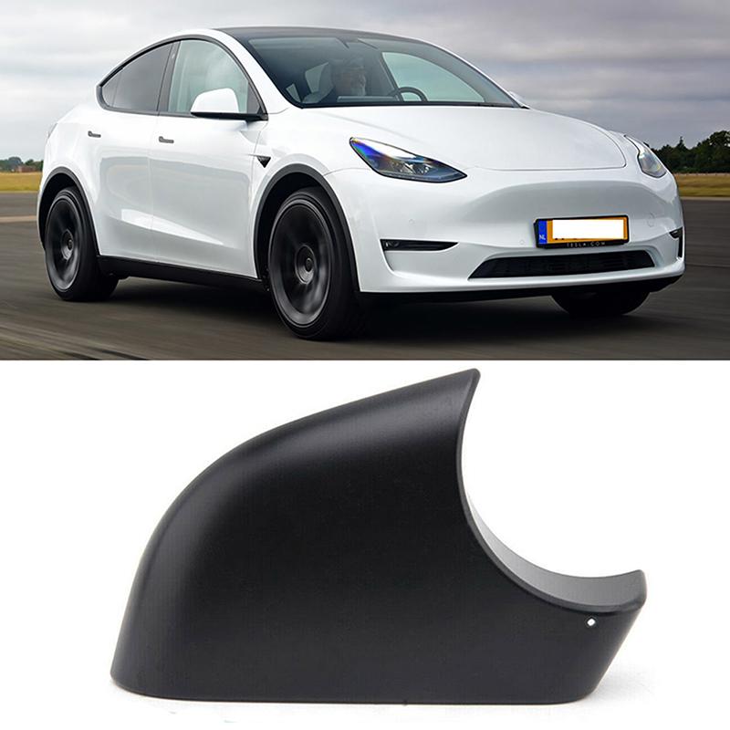 Матовая черная нижняя накладка корпуса зеркала заднего вида для Tesla Model Y 2020-2021, сменная деталь основания держателя бокового зеркала двери