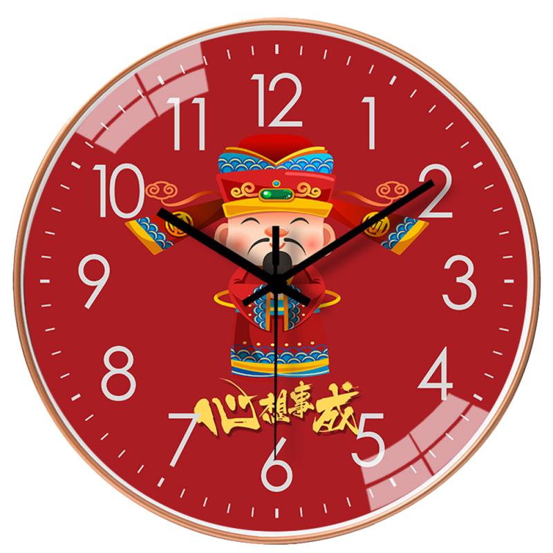 Настенные часы в китайском национальном стиле, бесшумный кварцевый механизм для спальни, гостиной, столовой