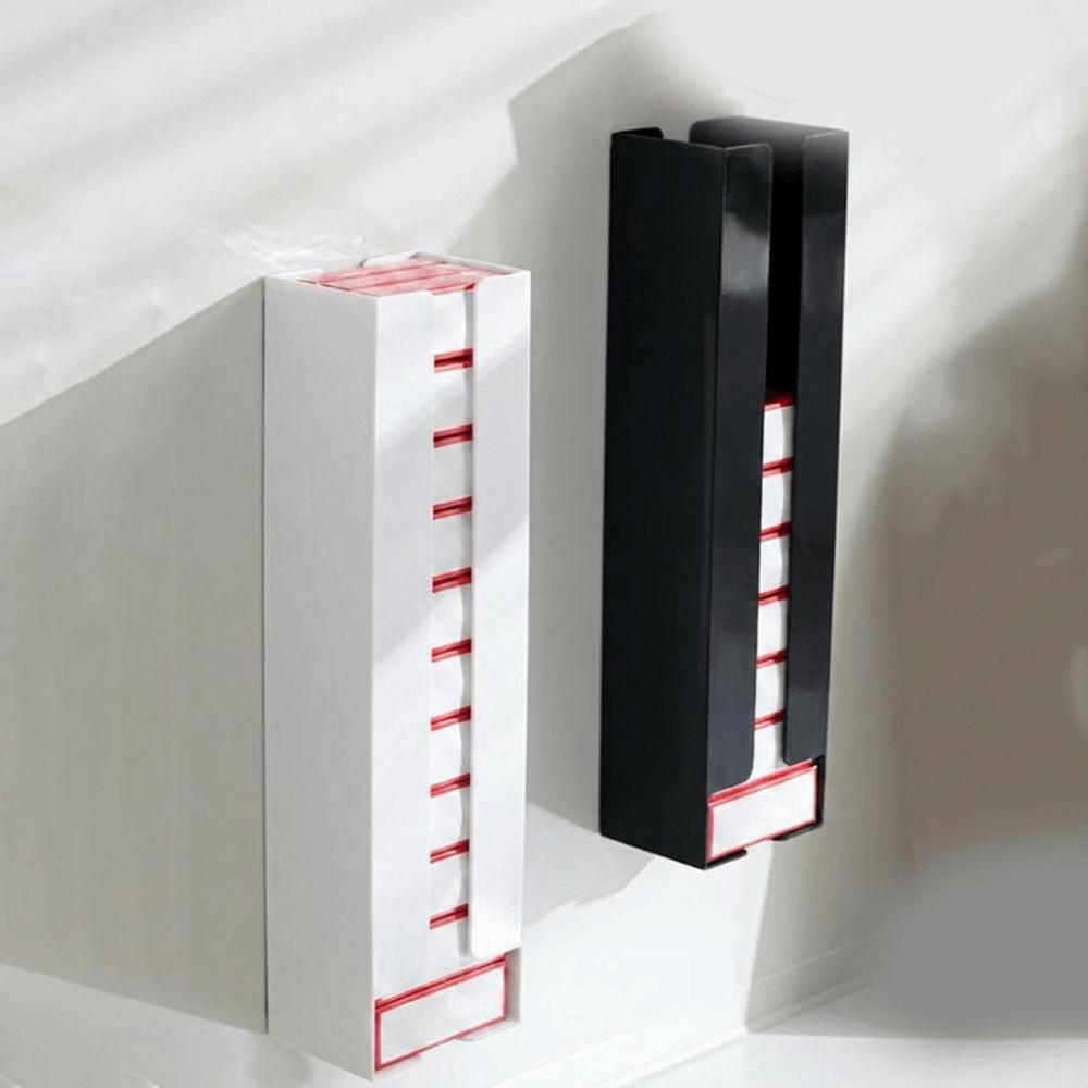Wall Mounted Pocket Tissue Dispenser Plastic Mini Napkin Storage Box Kitchen