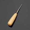 DIY Sewing Accessories Solid Wooden Handle Awl 1pc Poking/Punching Tool