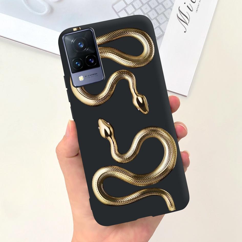 Чехол для Vivo V21 4G 5G Милая Утка Кошка Мягкий Силикон Матовый Чехол для Vivo V21e V 21 V 21e VivoV21 Бампер V2066 V2050 V2061 Fundas