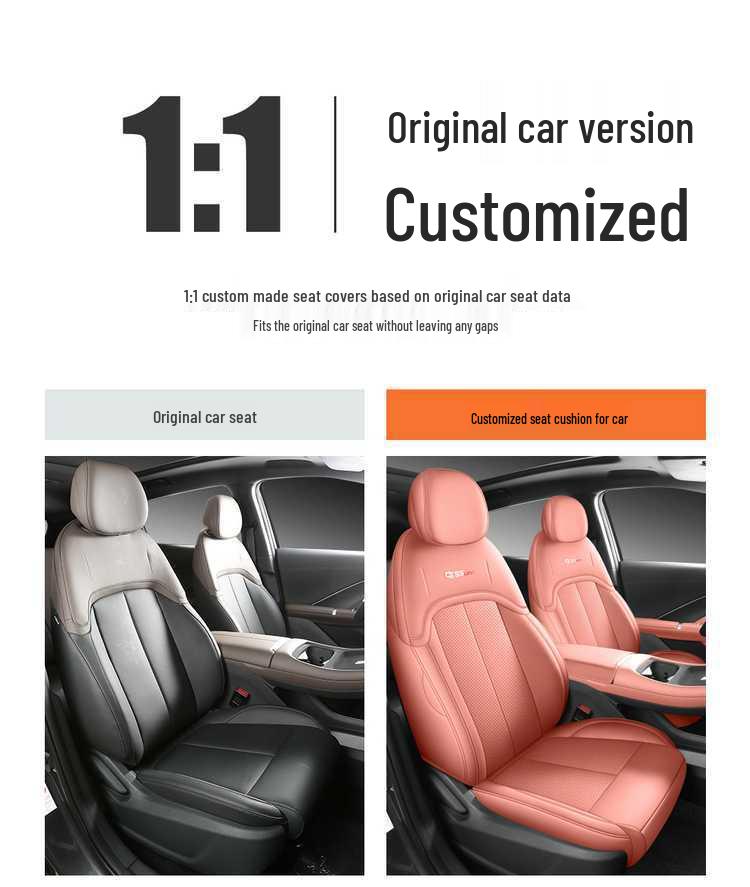 Чехлы на сиденья Changan CS55 PLUS Четвертого Поколения: Полностью закрывающиеся всесезонные чехлы на сиденья автомобиля, совместимые с 26 моделями.