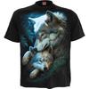 Spiral Direct MOTHERS LOVE FRONT PRINT T-SHIRT Wolves Tribal Native UnisexTopTee