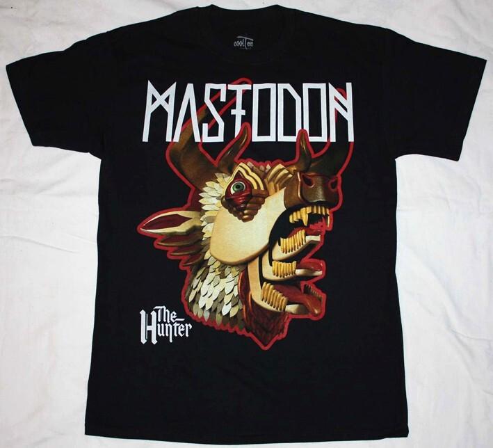 MASTODON THE HUNTER Футболка с коротким рукавом Взрослый размер от S до 5XL Унисекс Футболка