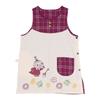 Saint Ladies Moomin Apron Check Bordeaux Size Total 84cm [ST-IM0054] M-L (Free Size) Bust Approx. 79-94cm, Length Approx.