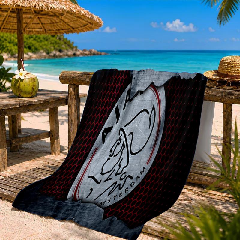 Bold Ajax Amsterdam Spirit Beach Towel Microfiber Beach Towel, Lightweight and Quick-Dry, for Summer Travel, Swimming Pool Fan Birthday Gift