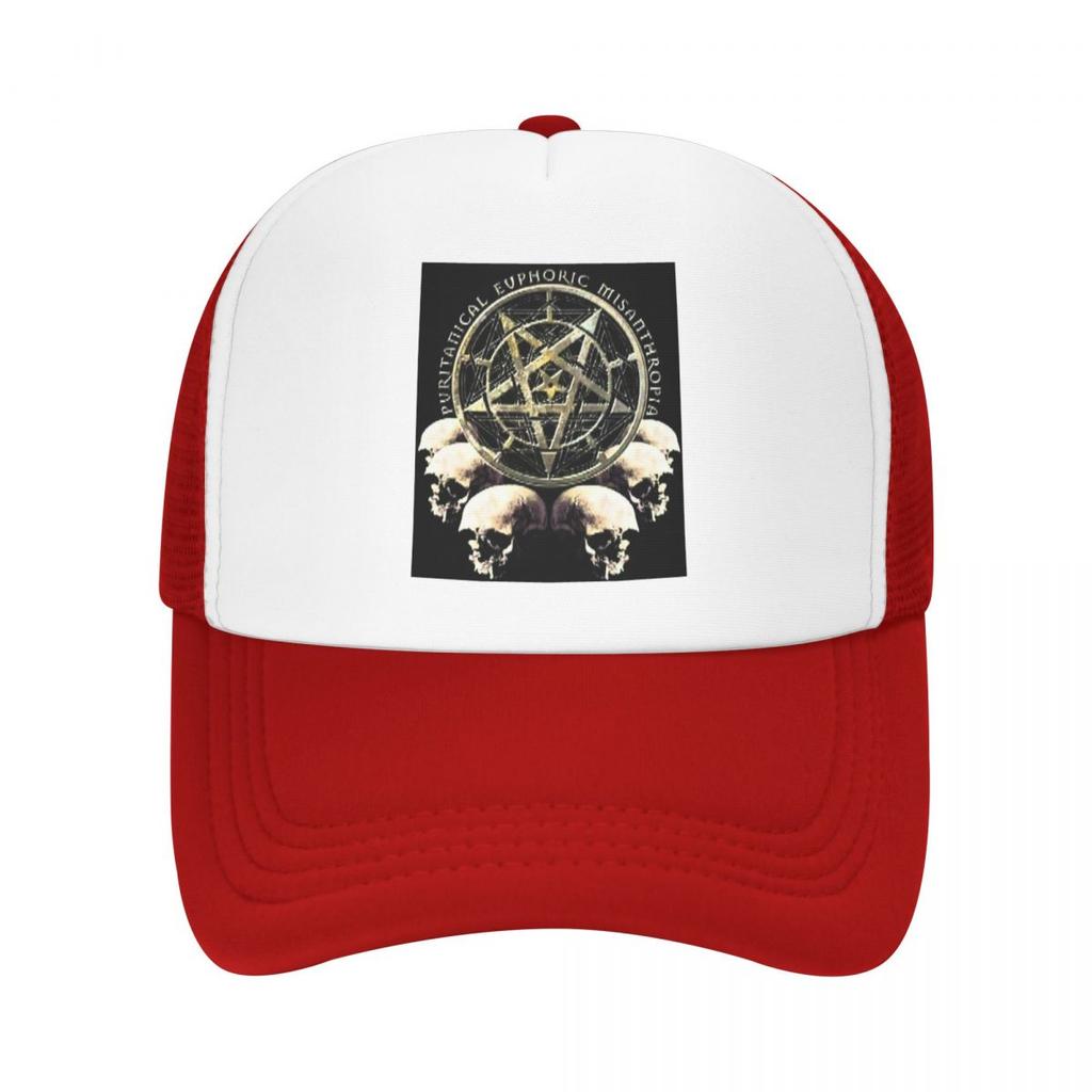 Dimmu Borgir Casual Plain Mesh Baseball Cap the Metal Band Adjustable Snapback Hats For Women Unisex Dad Trucker Hats