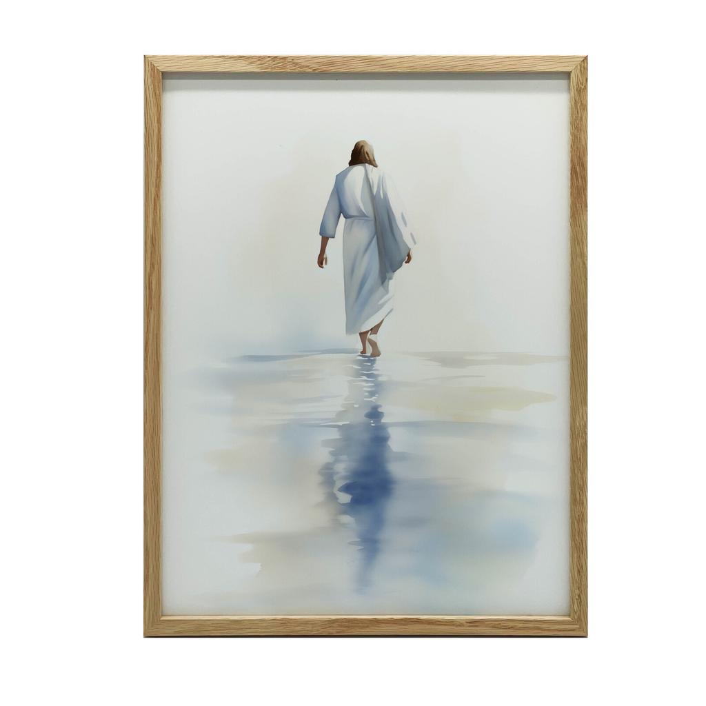 Jesus Walking On Water Jesus Walking On Water, 50X70 Cm, Unframed, Premium Canvas On Stretcher