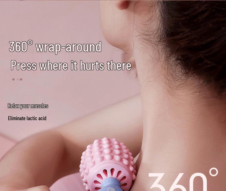 Силиконовый массажный ролик для йоги: Ролик для расслабления мышц Фитнес-аксессуар - Массажное колесо Y-образной формы