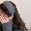 Vintage Solid Soft Hairband For Women Girls Sweet Headband Simple Hair Hoop Temperament Hair Band  Hair Accessories