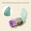 Baby Pouch Holder Squeeze Proof Box No Squeeze Spill Mess Infant Self Feeding Food Bag Case Anti-Squeeze Fruit Puree Juice Box Holder Toddler