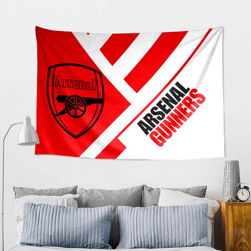 Arsenal Football Club Crest Tapestry Playroom Tapestry, Accessories for Bedroom,Livingroom, dormitory Room Wall Decor Fan Birthday Gifts