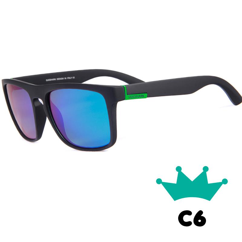 Queshark Поляризованные спортивные очки для бега, рыбалки, пешего туризма и велоспорта для мужчин и женщин