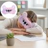 Kids Sleep Mask, 3 Pcs Cute Cat Sleeping Eye Mask Colorful Soft Plush Eye Covers for Sleeping Comfortable Funny Animal Night EyeMasks for Women Girls